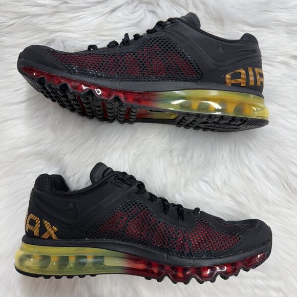 Nike Air Max 2013 Black Laser Orange University Red Mens HF3660-002 VNDS Sz 10 main image 6